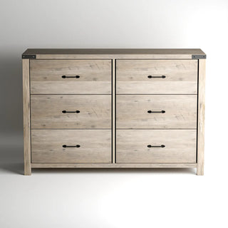 Ashford 3+3 Drawers Chest - Ashgrey