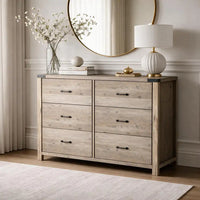 Ashford 3+3 Drawers Chest - Ashgrey