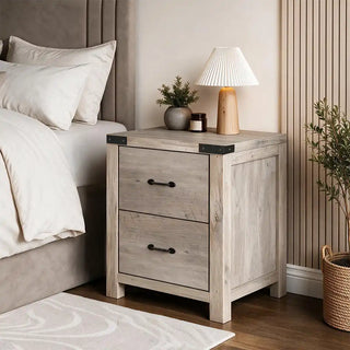 Ashford Bedside Table - Ashgrey