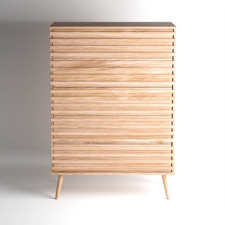 Isla 5 Drawers Chest - Natural