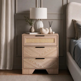 Mayfair Bedside Table - Natural