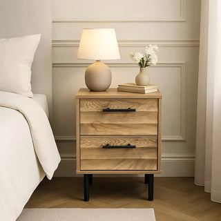 Renzo Bedside Table - Oak