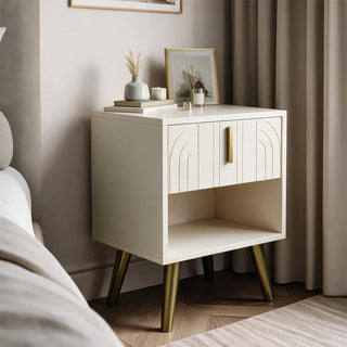 Sakura Bedside Table - Taupe