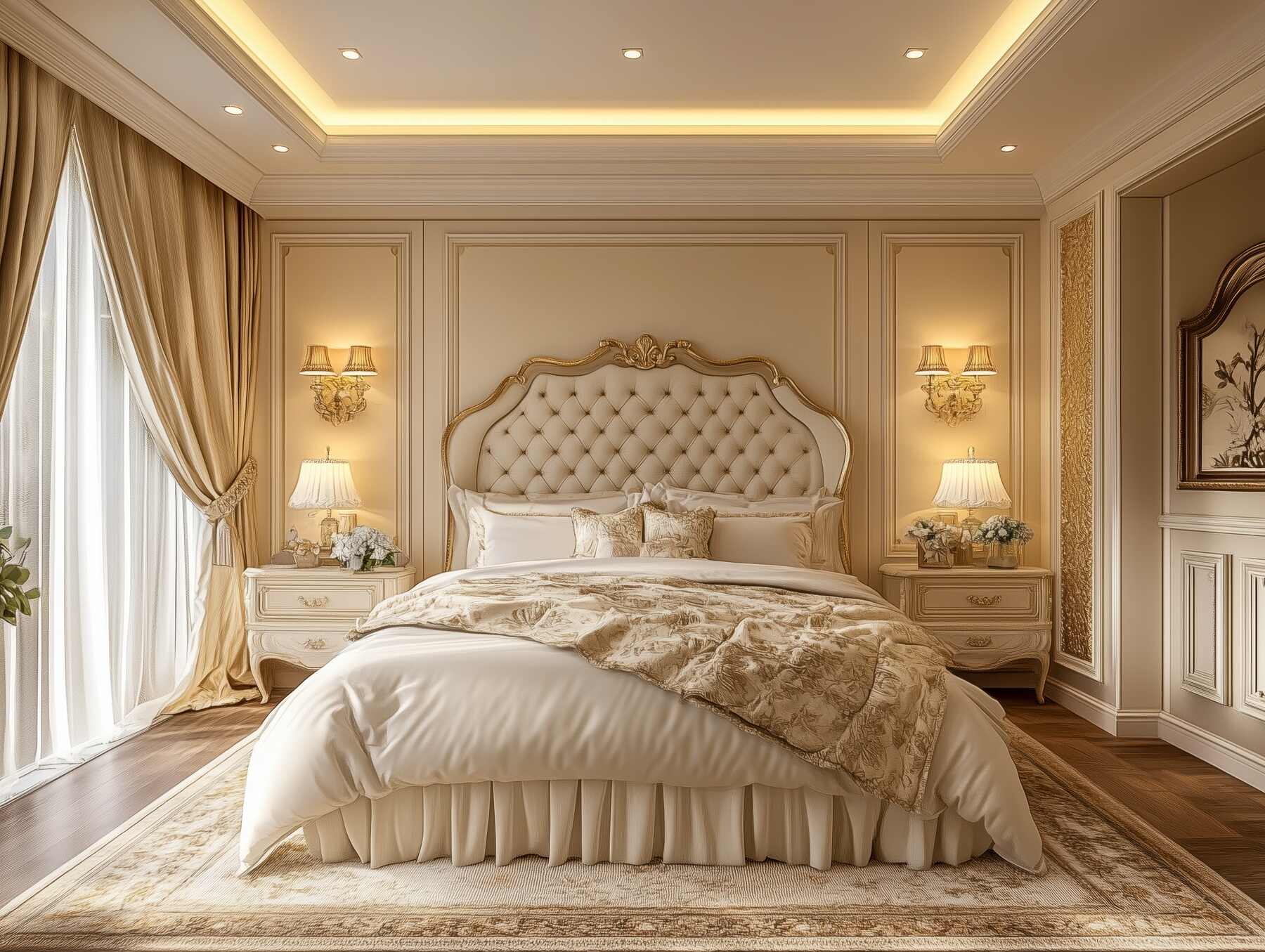 Stunning Gold Bedroom Ideas To Transform Your Space – Sonno