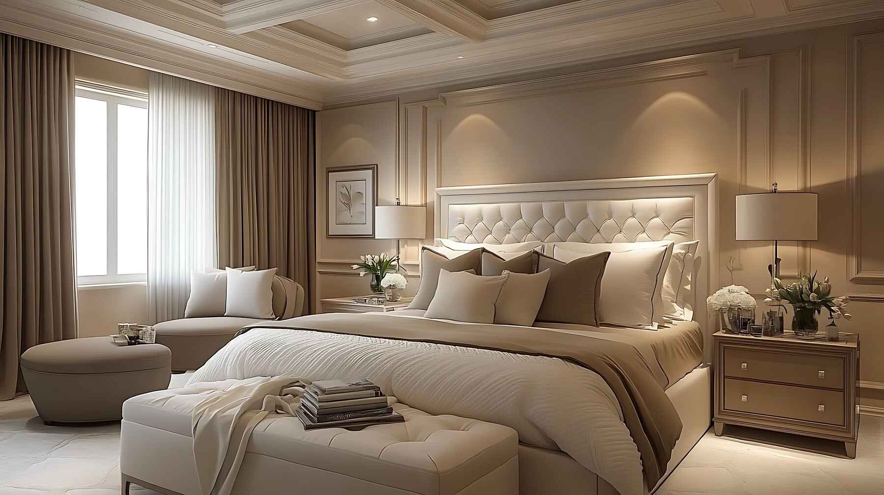 15+ Champagne Bedroom Ideas For A Luxurious & Cosy Space