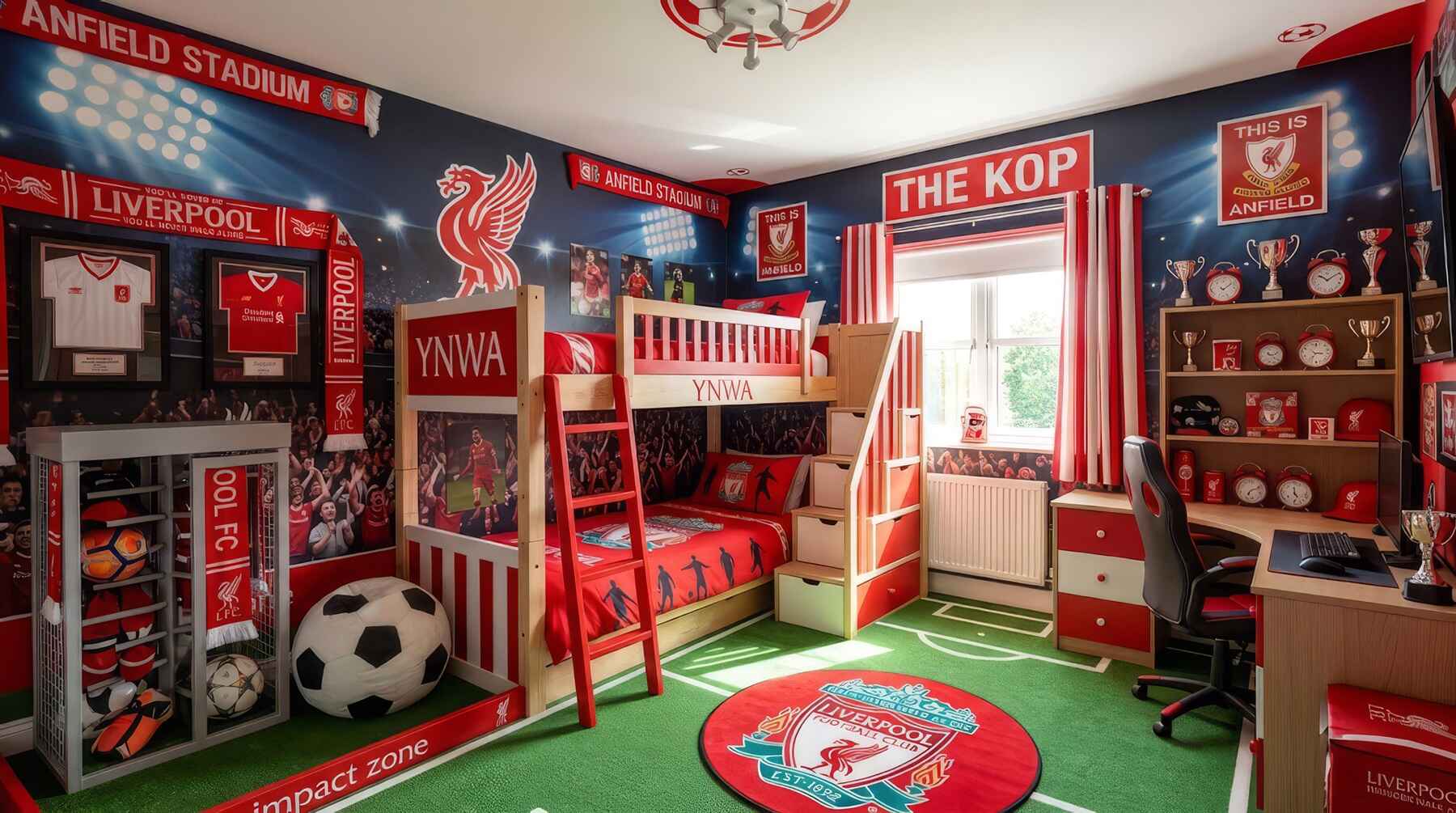 5 Liverpool FC Bedroom Ideas For Younger football Fans – Sonno