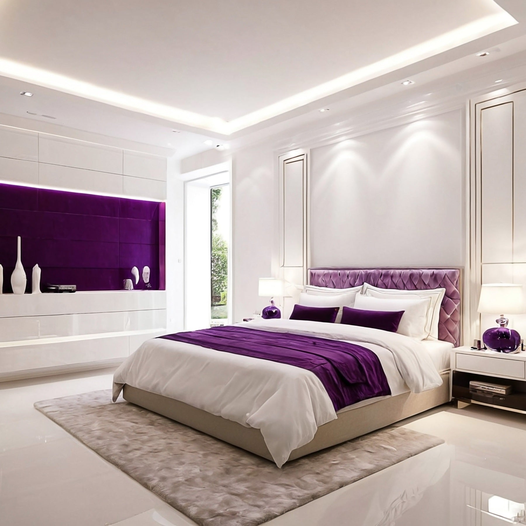How to Decorate a Room with Purple Bedroom Ideas – Sonno