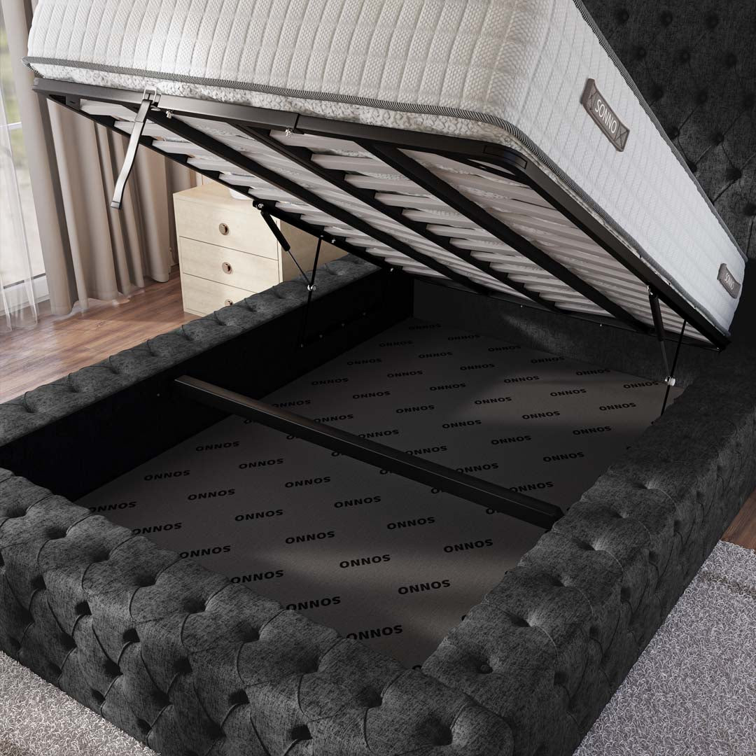 Ambassador Upholstered Ottoman Bed