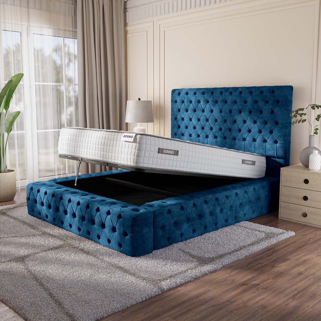Ambassador Upholstered Ottoman Bed