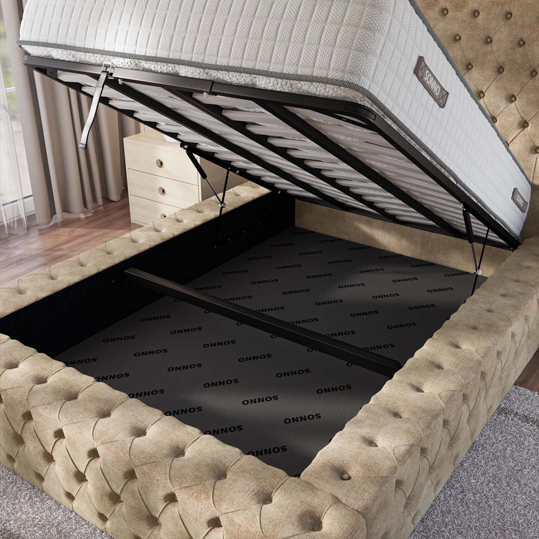 Ambassador Upholstered Ottoman Bed