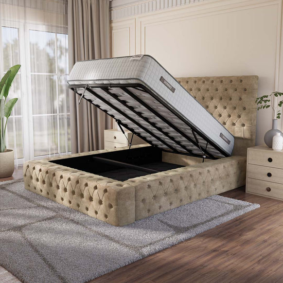 Ambassador Upholstered Ottoman Bed