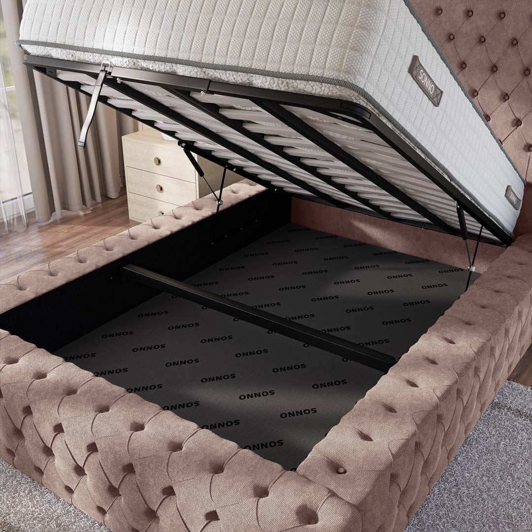 Ambassador Upholstered Ottoman Bed