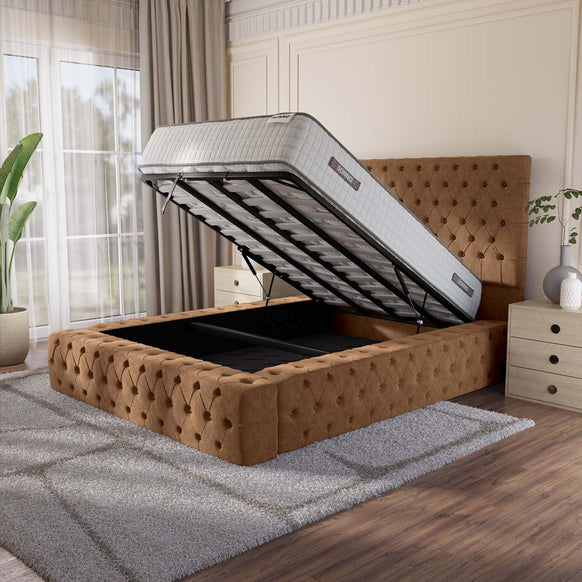 Ambassador Upholstered Ottoman Bed