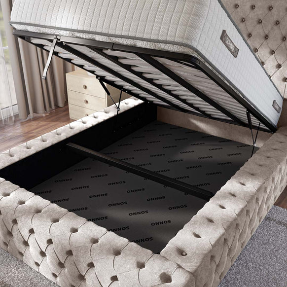 Ambassador Upholstered Ottoman Bed