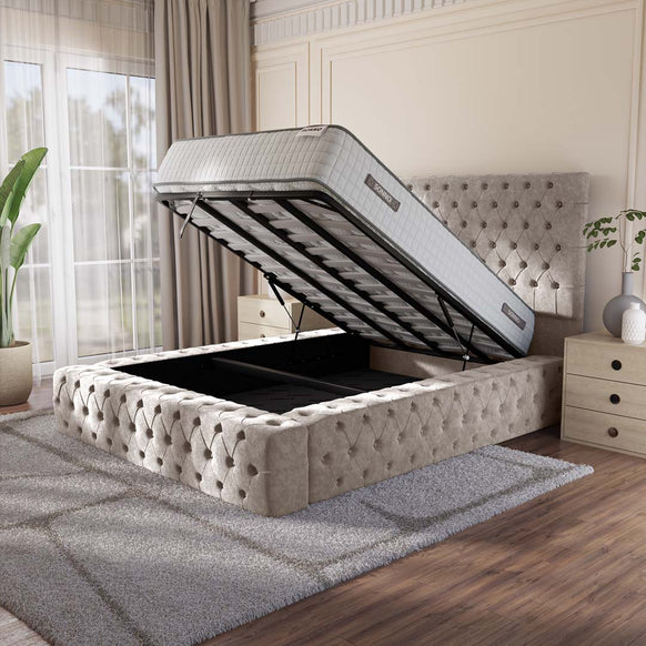 Ambassador Upholstered Ottoman Bed