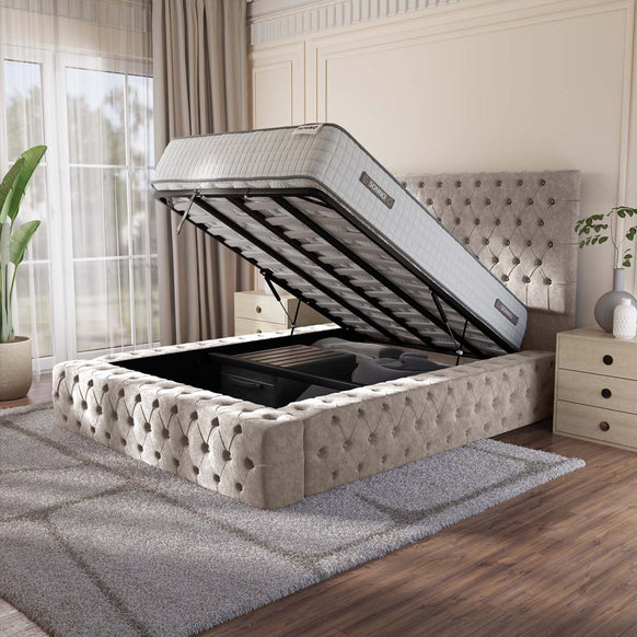 Ambassador Upholstered Ottoman Bed