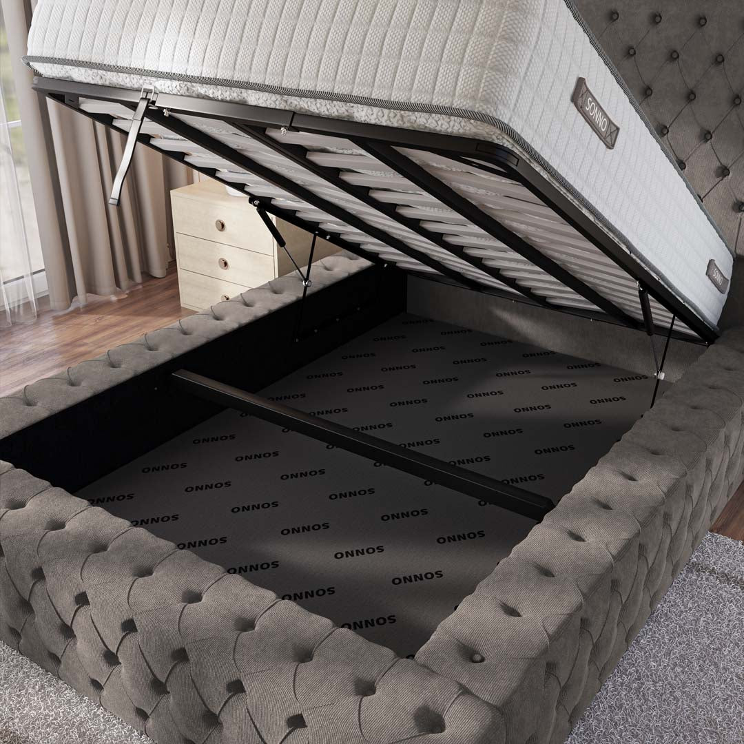 Ambassador Upholstered Ottoman Bed