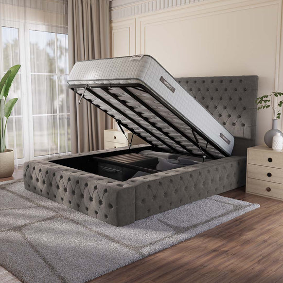 Ambassador Upholstered Ottoman Bed