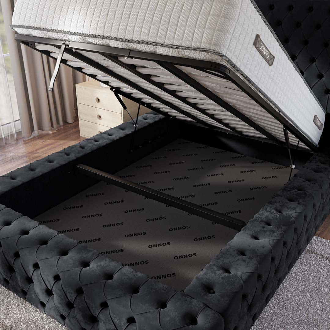 Ambassador Upholstered Ottoman Bed