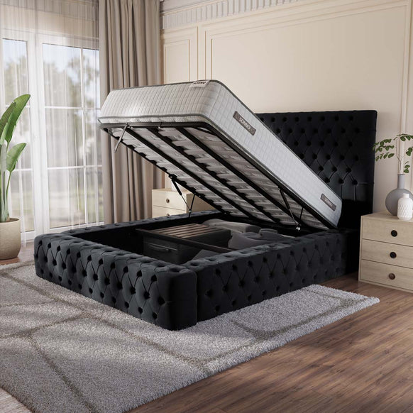 Ambassador Upholstered Ottoman Bed
