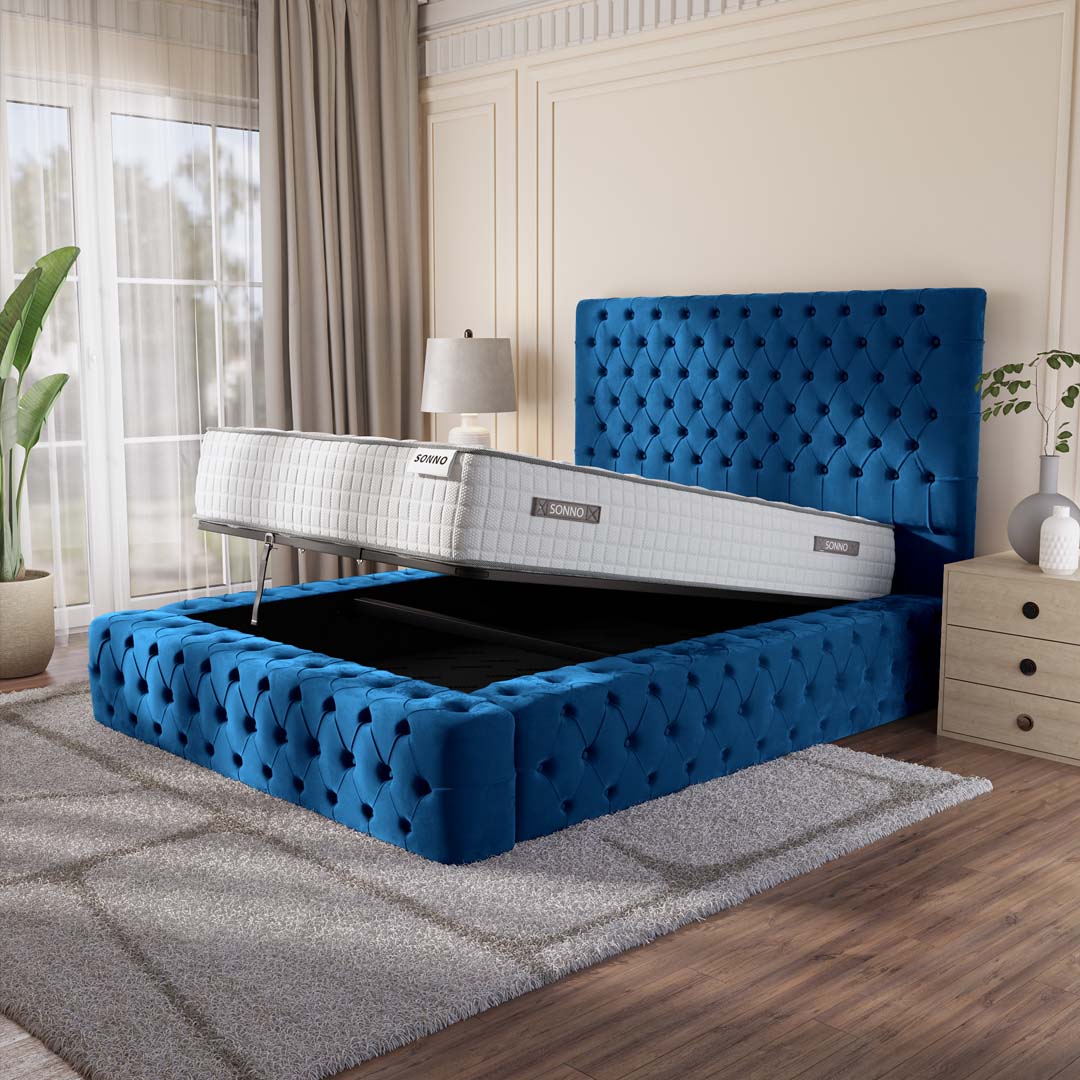 Ambassador Upholstered Ottoman Bed