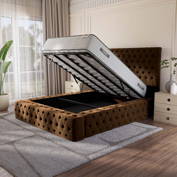 Ambassador Upholstered Ottoman Bed