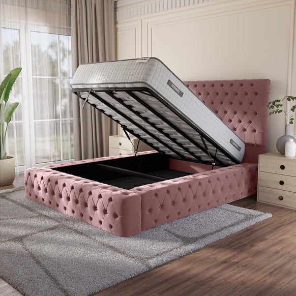 Ambassador Upholstered Ottoman Bed