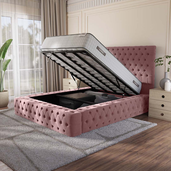 Ambassador Upholstered Ottoman Bed