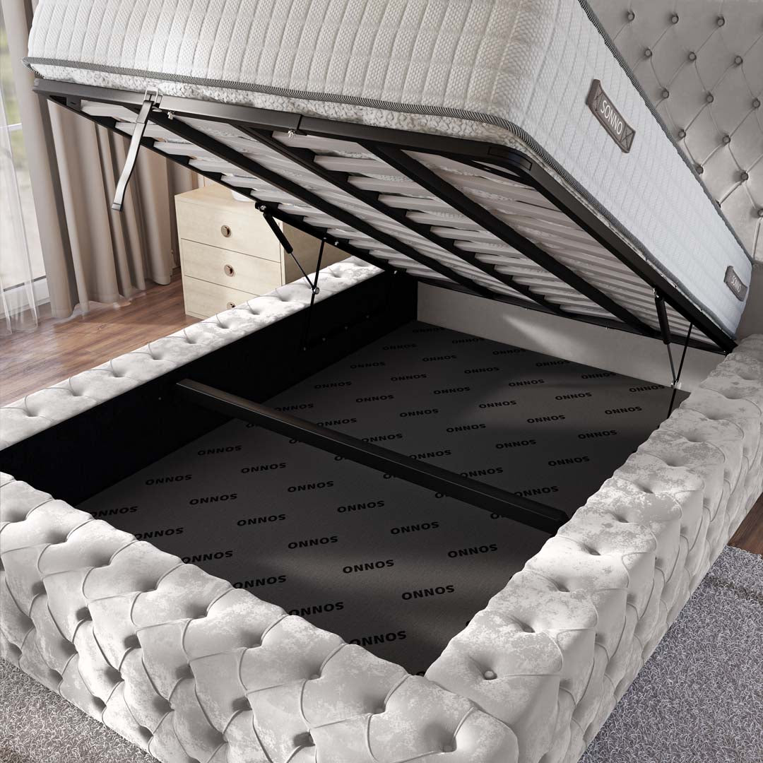 Ambassador Upholstered Ottoman Bed