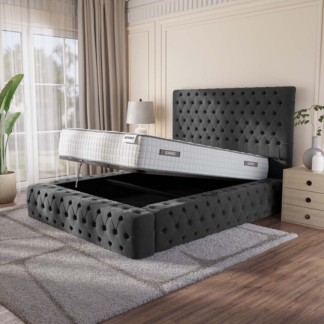 Ambassador Upholstered Ottoman Bed
