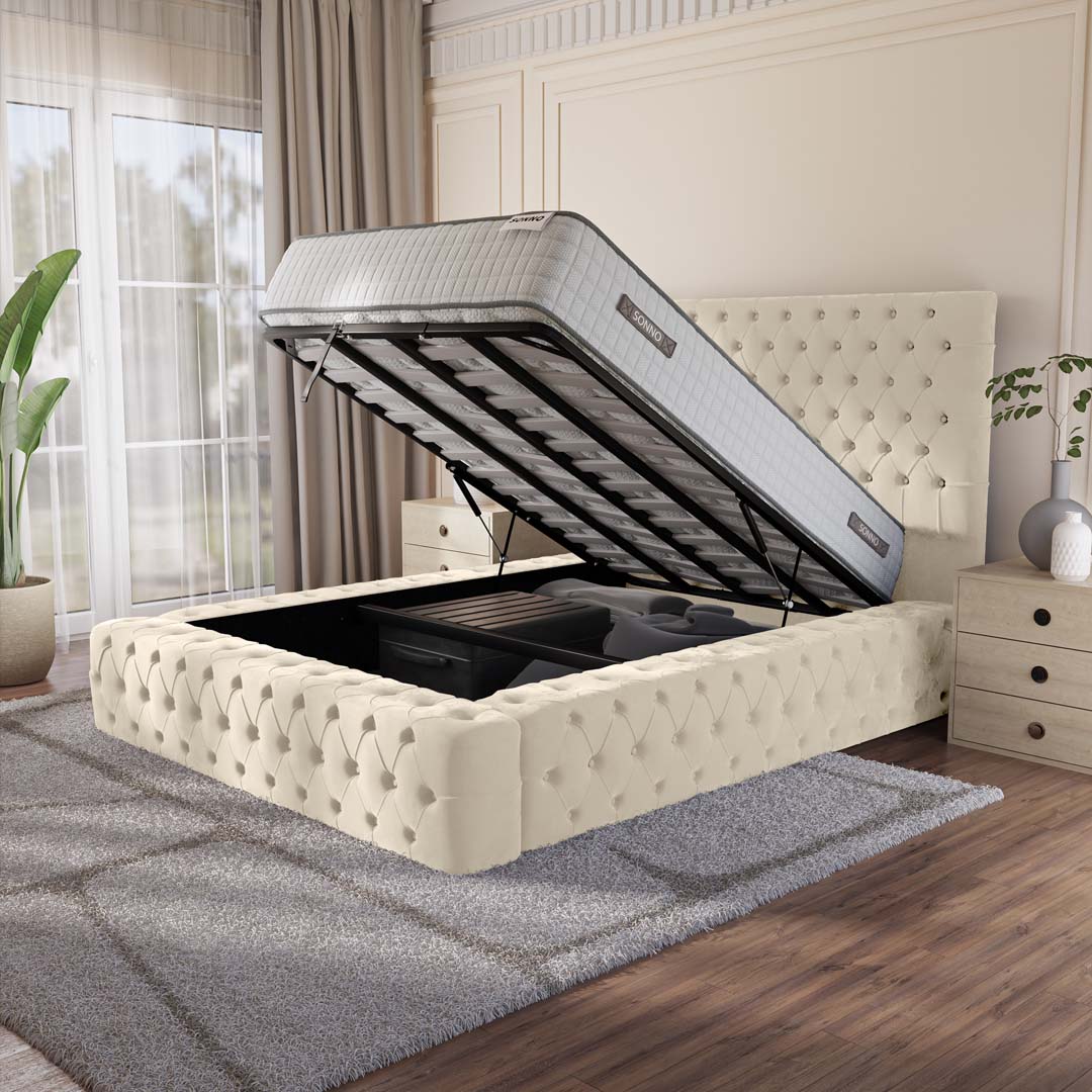 Ambassador Upholstered Ottoman Bed