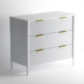 Ascot 3 Drawers Chest - White