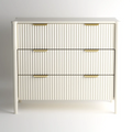Ascot 3 Drawers Chest - Taupe