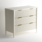 Ascot 3 Drawers Chest - Taupe
