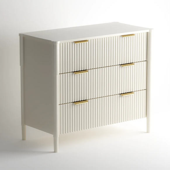Ascot 3 Drawers Chest - Taupe