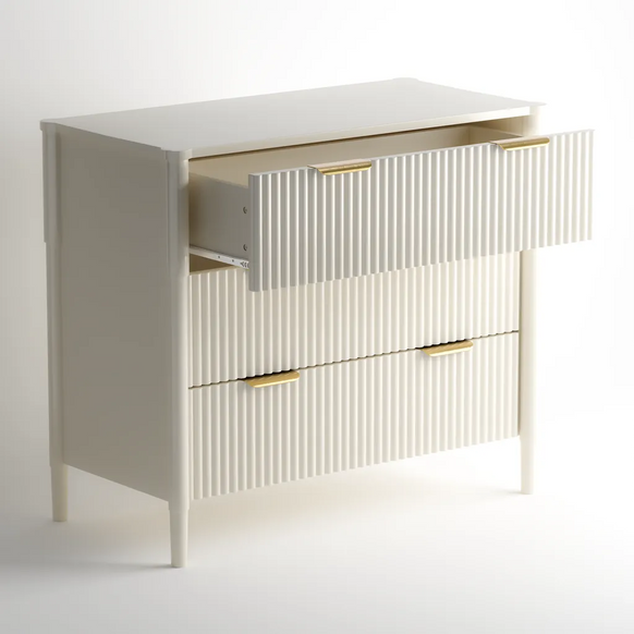 Ascot 3 Drawers Chest - Taupe