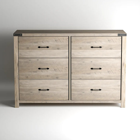 Ashford 3+3 Drawers Chest - Ashgrey