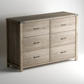 Ashford 3+3 Drawers Chest - Ashgrey
