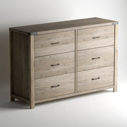 Ashford 3+3 Drawers Chest - Ashgrey