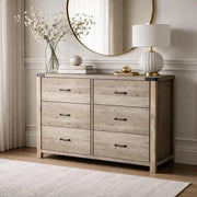 Ashford 3+3 Drawers Chest - Ashgrey