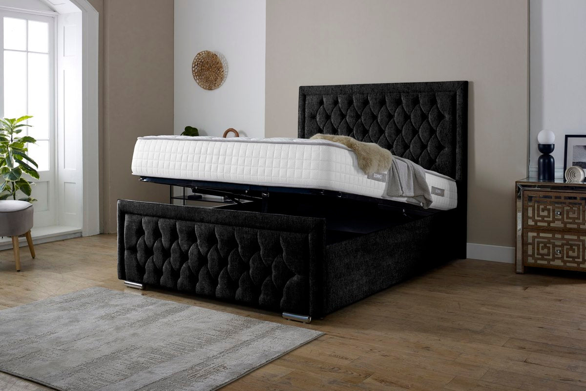 Valencia Upholstered Ottoman Bed