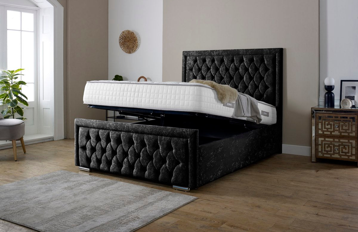 Valencia Upholstered Ottoman Bed