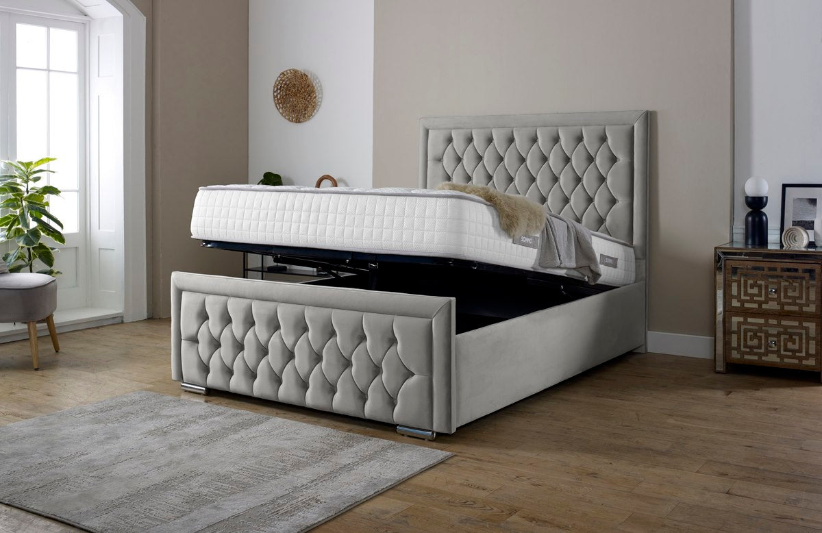 Valencia Upholstered Ottoman Bed