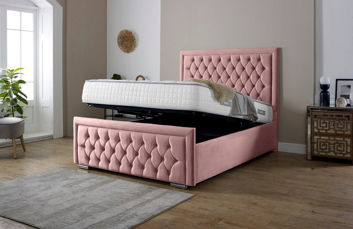 Valencia Upholstered Ottoman Bed