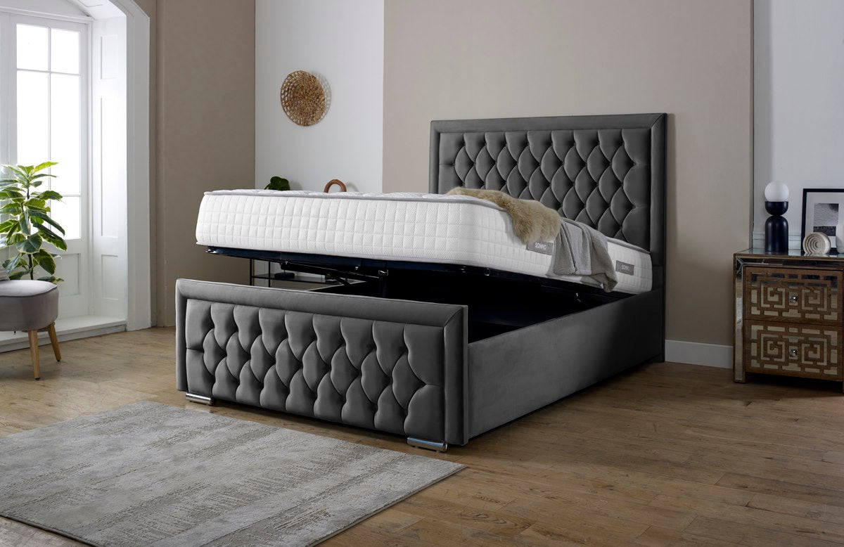 Valencia Upholstered Ottoman Bed