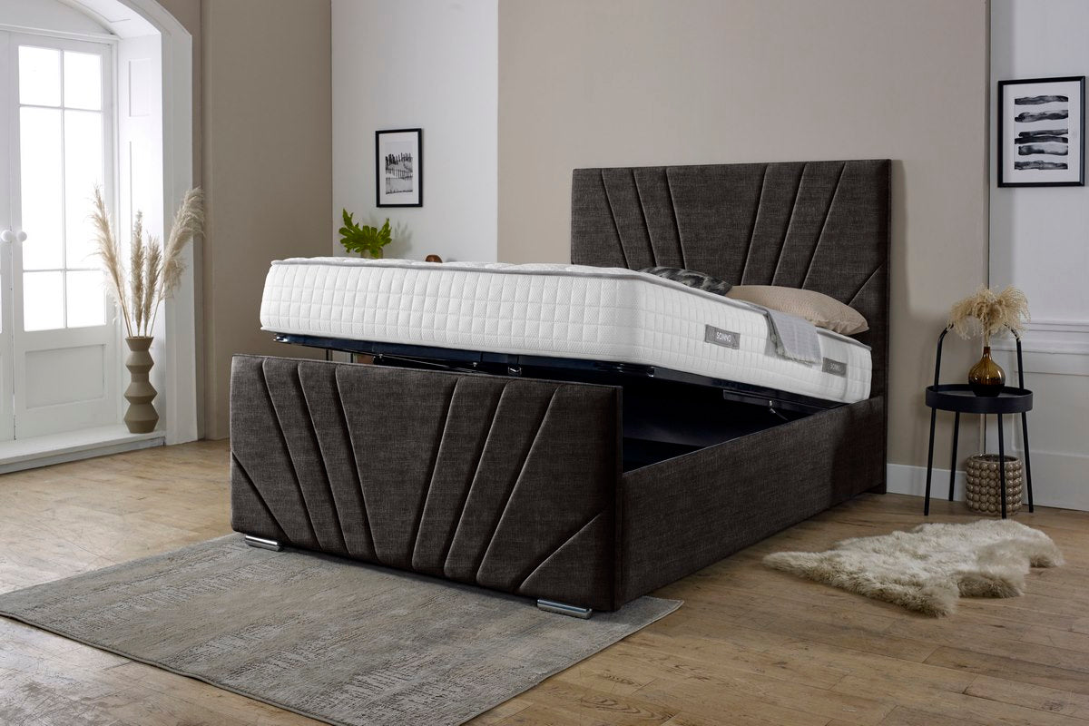 Fiji Sunrise Upholstered Ottoman Bed