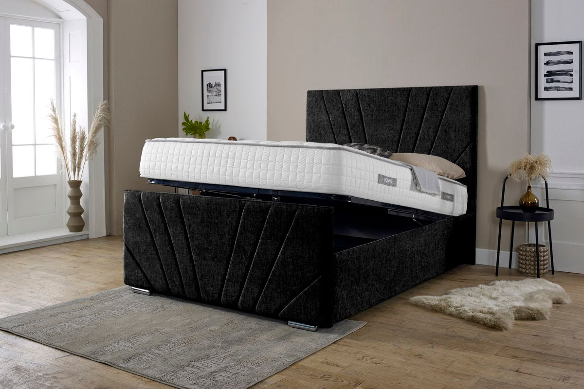 Fiji Sunrise Upholstered Ottoman Bed