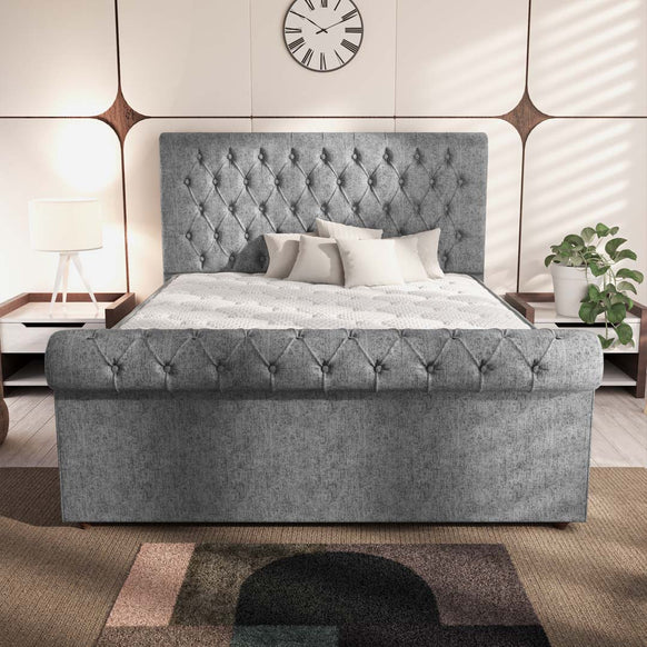 Berlin Upholstered Ottoman Bed