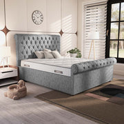 Berlin Upholstered Ottoman Bed