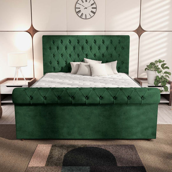 Berlin Upholstered Ottoman Bed